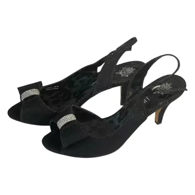 J. Reneé Women's Dayna Slingback Heel In Glimmer Fabric In Black