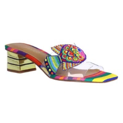 J. Reneé Women's J. Renee Roline Sandals Multicolor Square Toe Slip-on Slide Ver1192