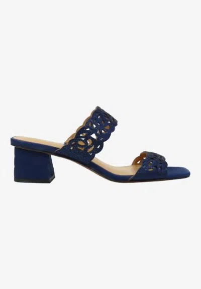 J. Reneé Women's Keetana Slip On Sandals In Navy Satin/stones In Blue