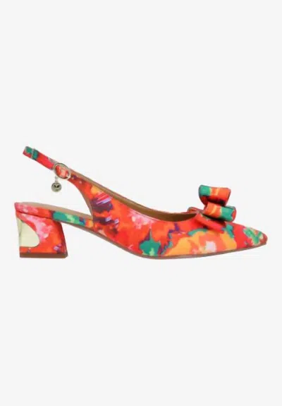 J. Reneé Women's Kimma Sling Back Pumps In Orange/red Multi Floral