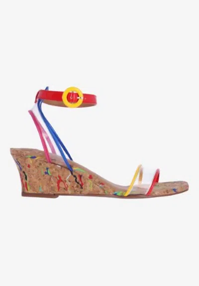 J. Reneé Women's Lavinia Ankle Strap Sandals In Clear/multi/natural