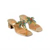 J. Reneé Women's Palmy Sandal In Multi Palm/gold In Multi