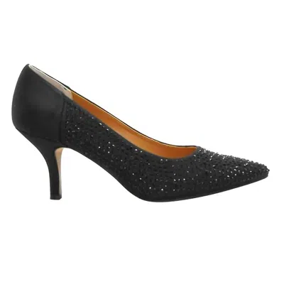 J. Reneé Women's Rishna Pump In Black Satin