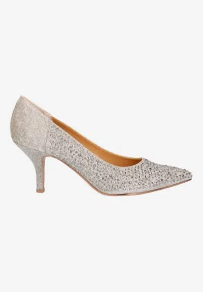 J. Reneé Women's Rishna Slip On Pumps In Pewter Dance Glitter In Multi
