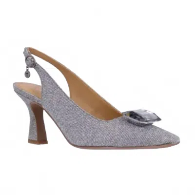 J. Reneé Women's Saskia Slingback Pump In Pewter In Silver