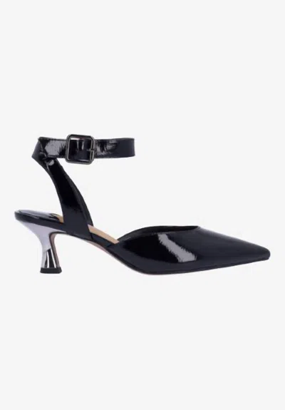 J. Reneé Women's Tamsin Ankle Strap Pumps In Black Patent