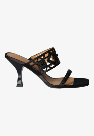 J. Reneé Women's Vardana Slip On Sandals In Black Satin
