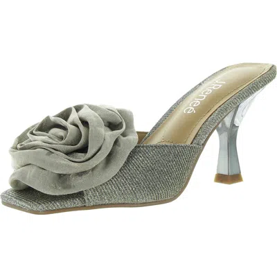 J. Reneé Womens Embellished Man Made Mules In Multi