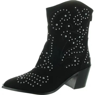 J. Reneé Womens Embellished Mid-calf Boots In Black