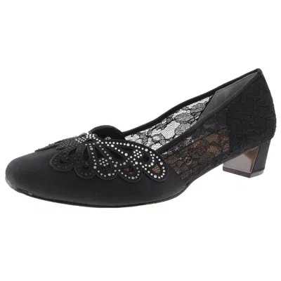 J. Reneé Womens Embellished Pumps In Black
