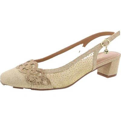 J. Reneé Womens Glitter Slingback Heels In Multi