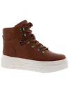 J/slides Adele Womens Leather High Top Combat & Lace-up Boots In Multi