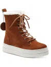 J/slides Torrie Womens Suede Faux Fur Lined Ankle Boots In Multi