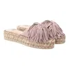J/slides Women's Ruby Sandal In Pink Nubuck In Multi