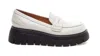 J/slides Women's Tyler Leather Loafers In White
