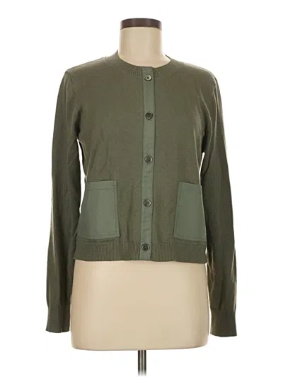 Pre-owned J. Society Cardigan Sweater In Green