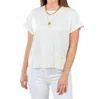 J. Society Daisy Tee In White In White