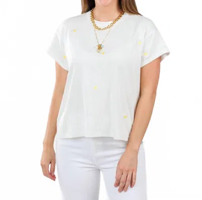 J. Society Daisy Tee In White