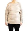 J. Society Easy Crew Sweater In Sandcmbo In Multi