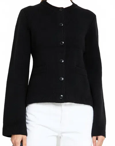 J. Society Juliette Cardigan Top In Black