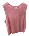 J. Society Pretty Rose Sleeveless Top In Punch In Pink