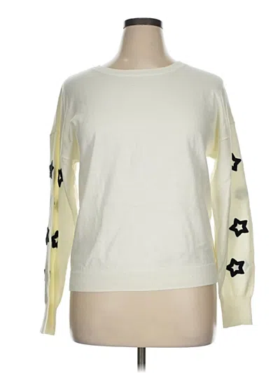 Pre-owned J. Society Pullover Sweater In Ivory