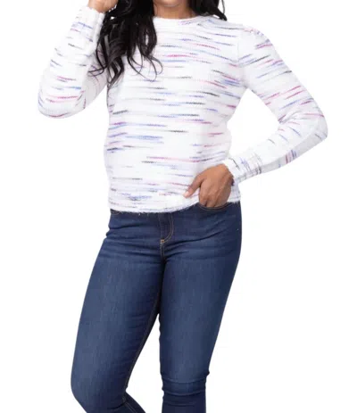 J. Society Space Dye Sweater In Purple