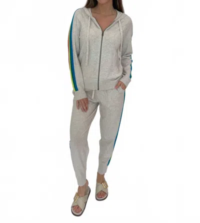 J. Society Striped Joggers In Flax