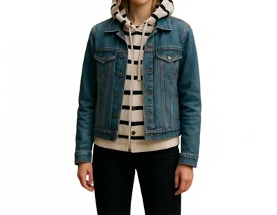 J. Society Two-fer Jean Jacket In Blue Denim