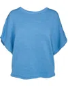 J. Society Women's Cocoon Sweater In French Blue In Multi