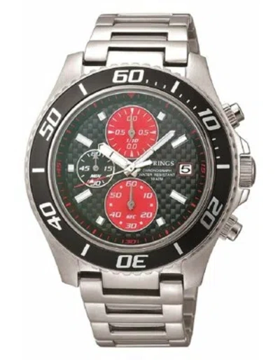 Pre-owned J. Springs By Seiko Instruments Inc. Men's Chronograph Watch 10 Atm Bfd071