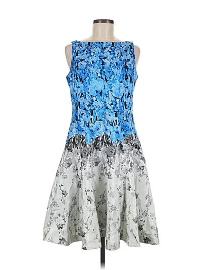 Pre-owned J. Taylor Cocktail Dress In Blue