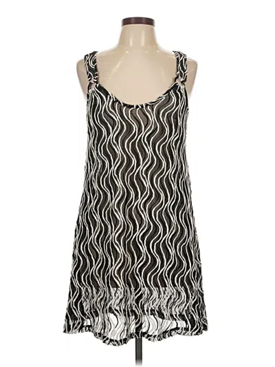 Pre-owned J Valdi Casual Dress In Black