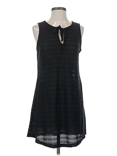 Pre-owned J Valdi Casual Dress In Black