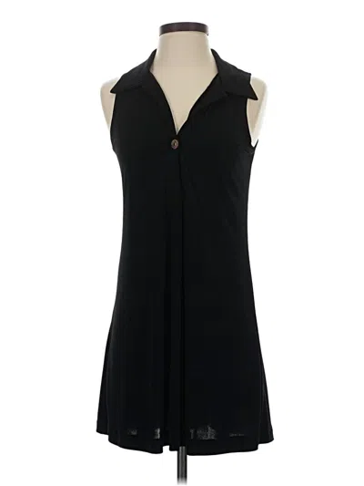 Pre-owned J Valdi Casual Dress In Black