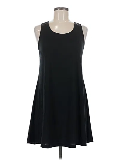 Pre-owned J Valdi Casual Dress In Black