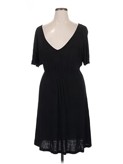 Pre-owned J Valdi Casual Dress In Black