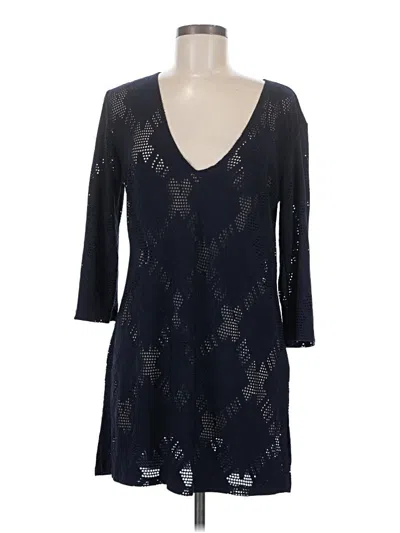 Pre-owned J Valdi Casual Dress In Black