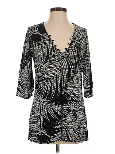 Pre-owned J Valdi Casual Dress In Black