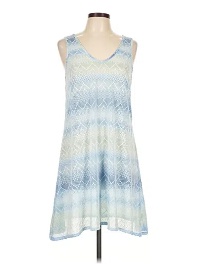 Pre-owned J Valdi Casual Dress In Blue