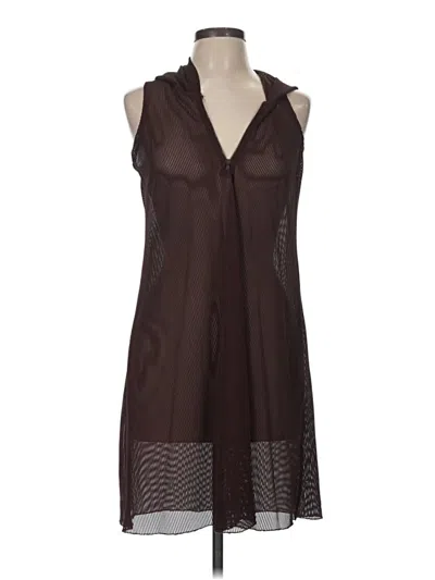 Pre-owned J Valdi Casual Dress In Brown