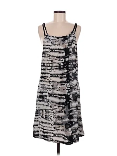 Pre-owned J Valdi Casual Dress In Gray