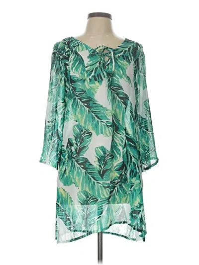 J Valdi Casual Dress In Green
