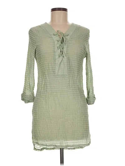 Pre-owned J Valdi Casual Dress In Green