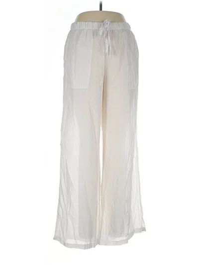 Pre-owned J Valdi Casual Pants In Ivory