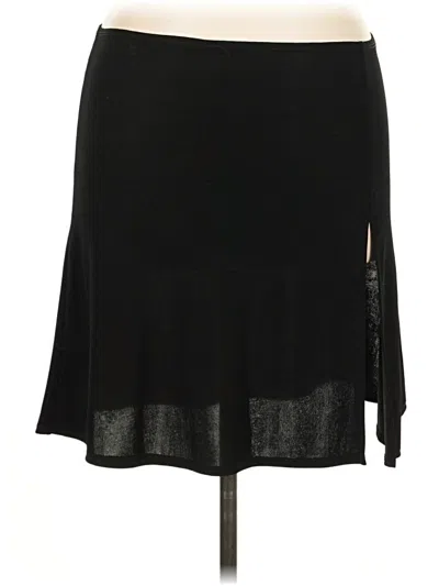 Pre-owned J Valdi Casual Skirt In Black