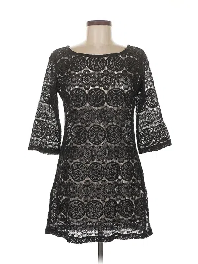 Pre-owned J Valdi Cocktail Dress In Black