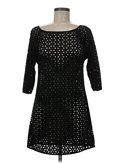 Pre-owned J Valdi Cocktail Dress In Black