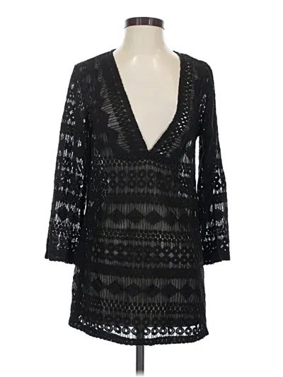 Pre-owned J Valdi Cocktail Dress In Black