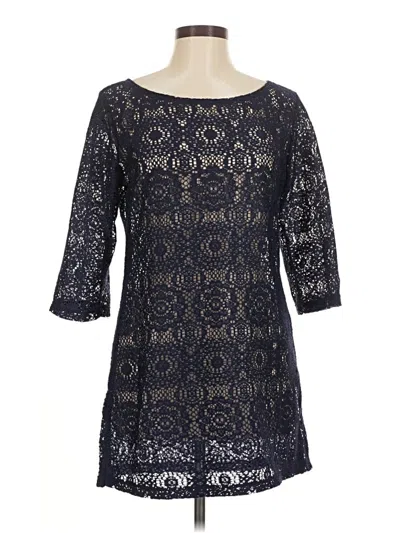 Pre-owned J Valdi Cocktail Dress In Blue